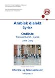 Arabisk dialekt. Syrisk. Ordliste